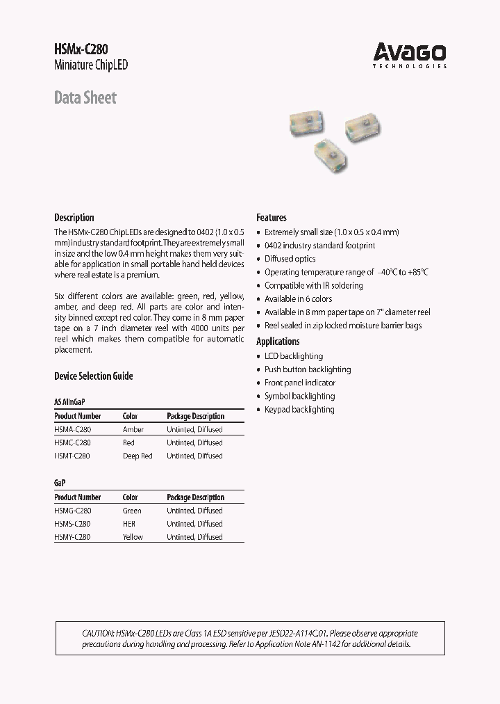 HSMA-C280_6958396.PDF Datasheet