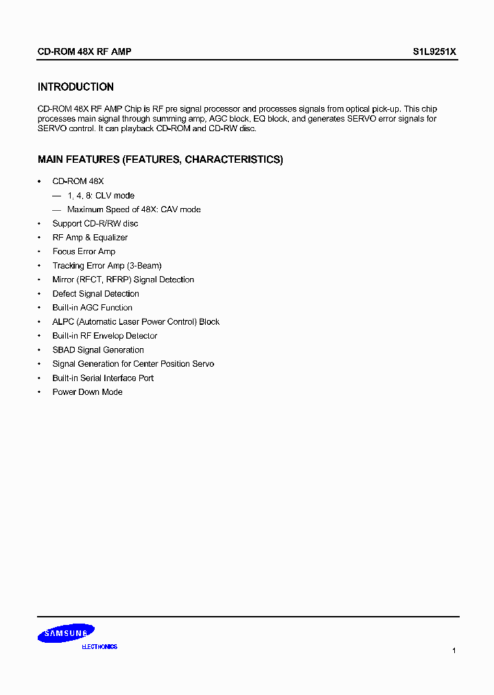 S1L9251X_6908851.PDF Datasheet