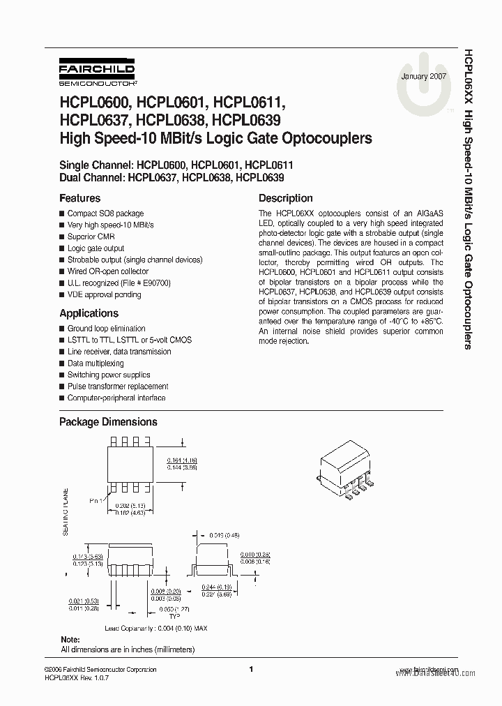 HCPL0637_6959046.PDF Datasheet