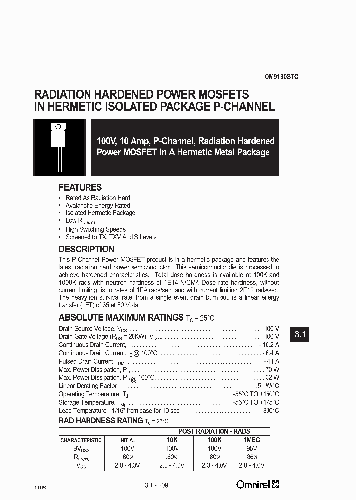 OM9130STCDM_6914248.PDF Datasheet