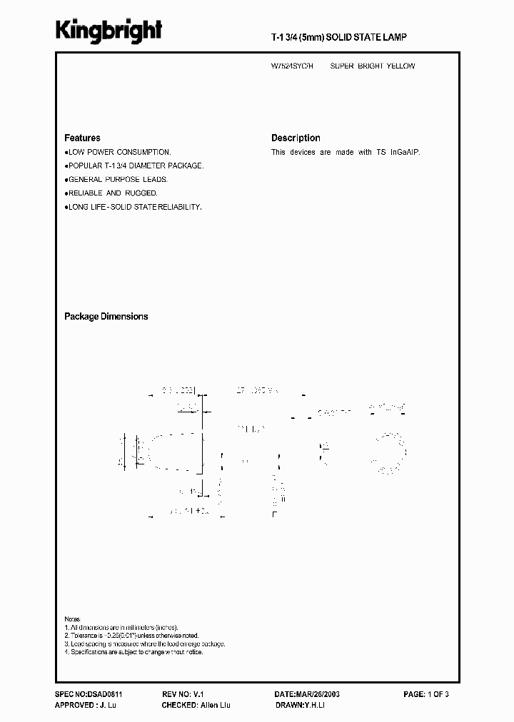 W7524SYCH_6911301.PDF Datasheet