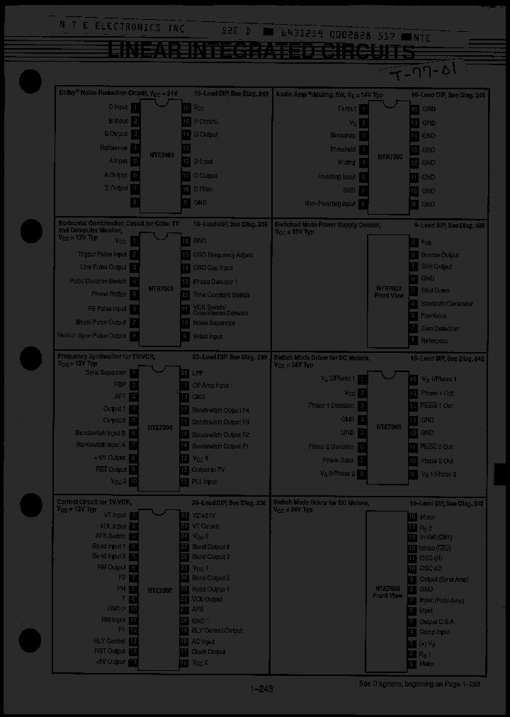 NTE7003_6915255.PDF Datasheet