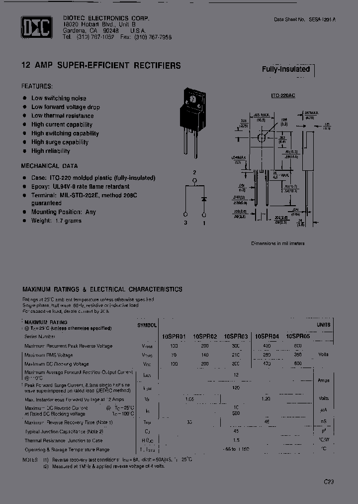 10SPR03_6920338.PDF Datasheet