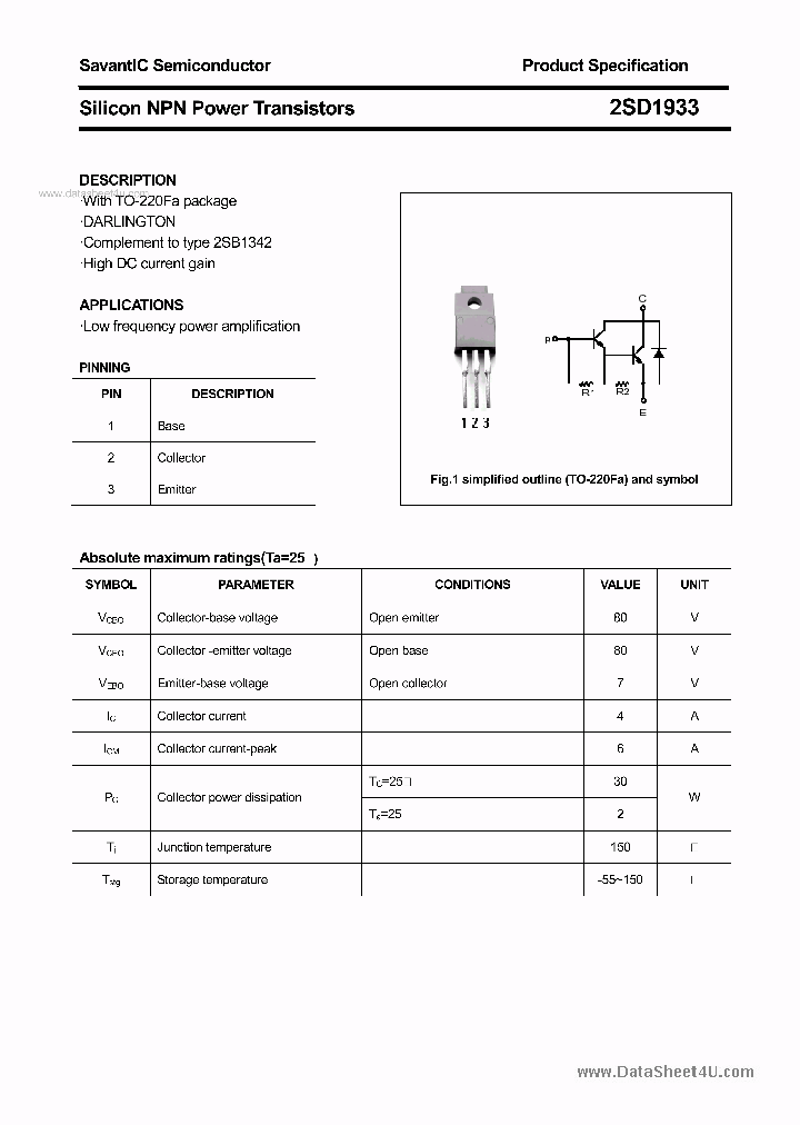 2SD1933_6960880.PDF Datasheet