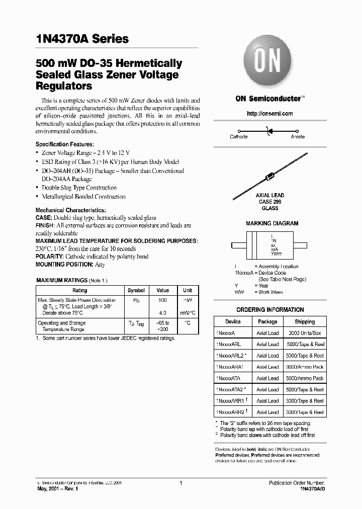 1N4371ARA1_6934815.PDF Datasheet