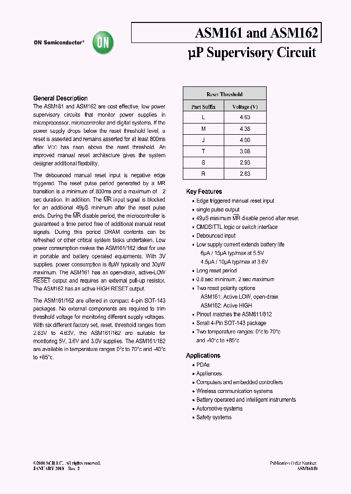 ONSEMICONDUCTOR-ASM161JEUSFT_6936783.PDF Datasheet