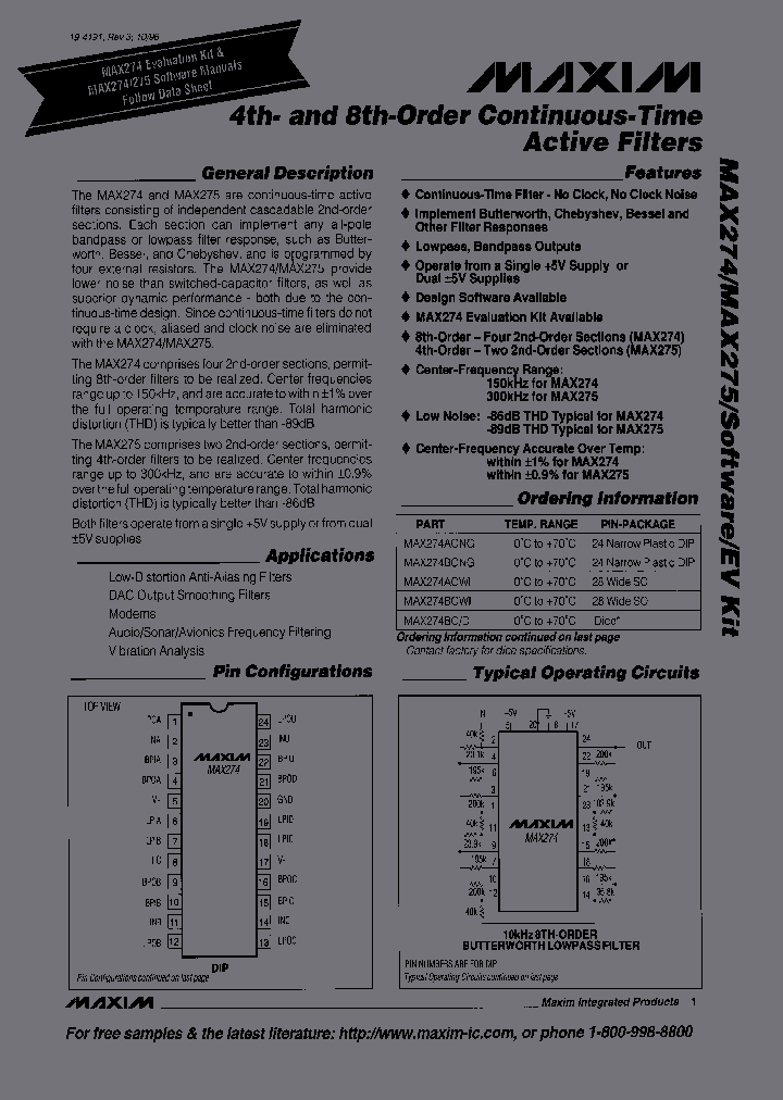 MAX275BCCP_6943760.PDF Datasheet