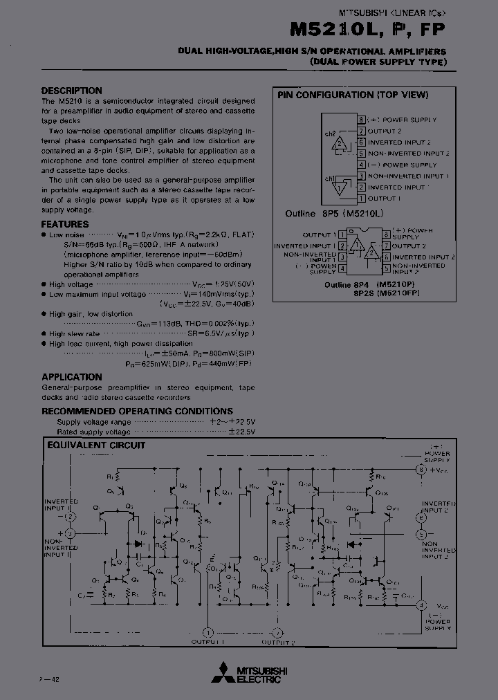 M5210FP_6943476.PDF Datasheet