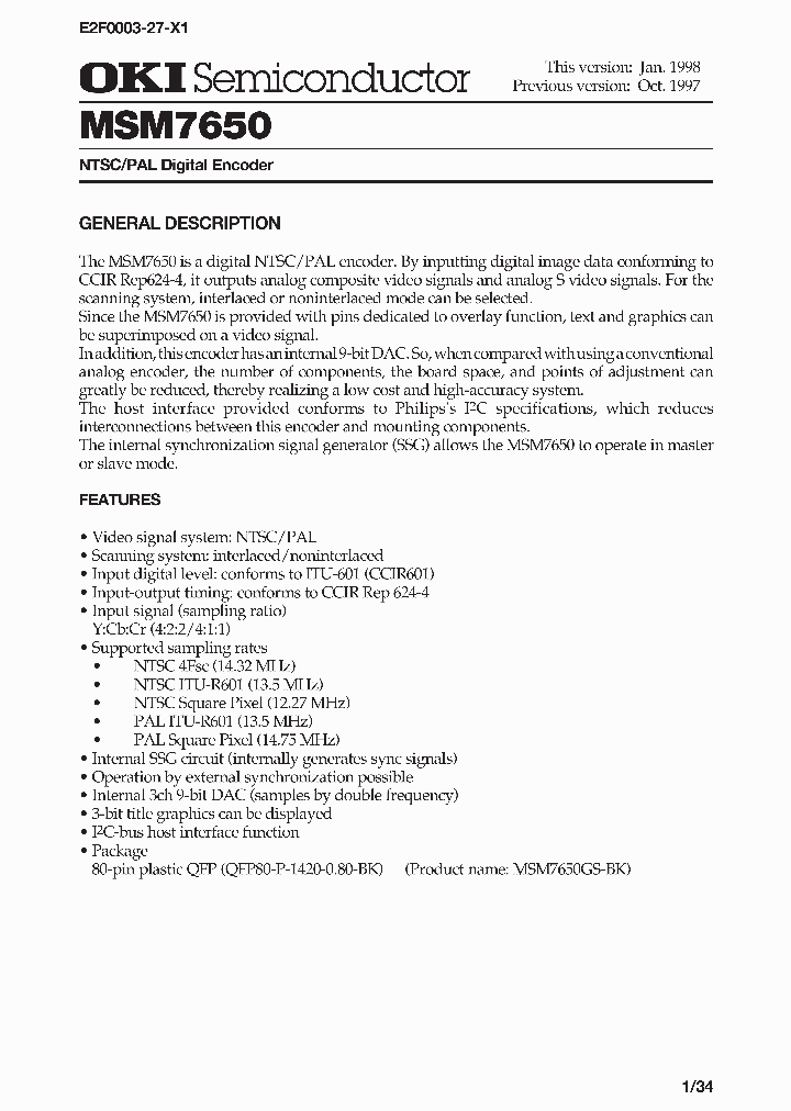 MSM7650_6952331.PDF Datasheet