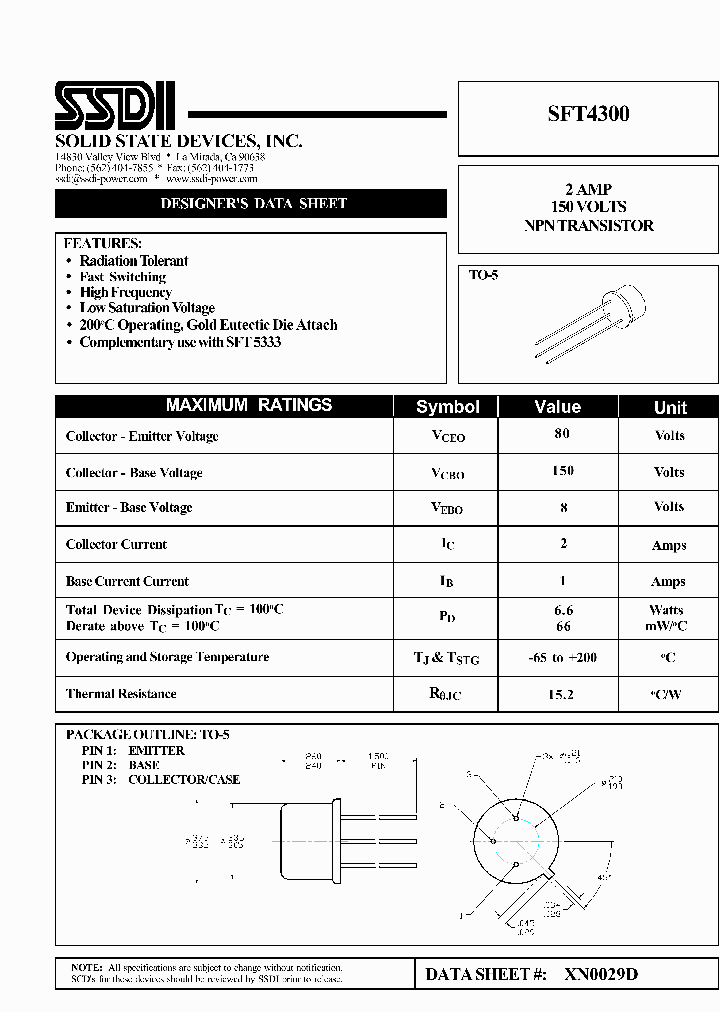 SFT4300_6956003.PDF Datasheet