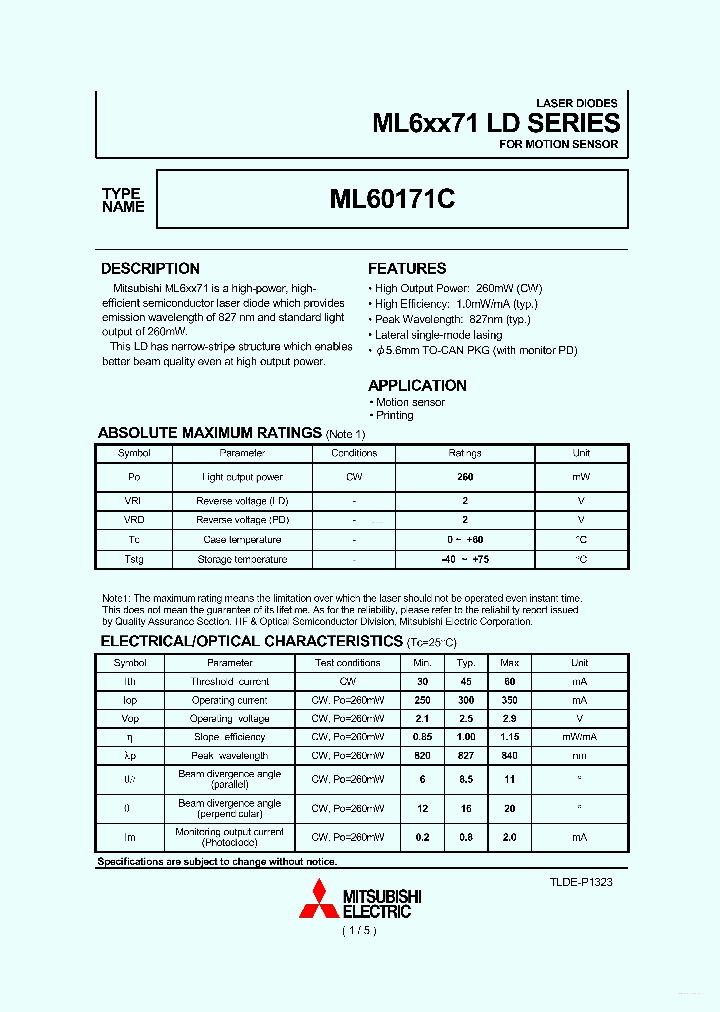 ML60171C_6964456.PDF Datasheet