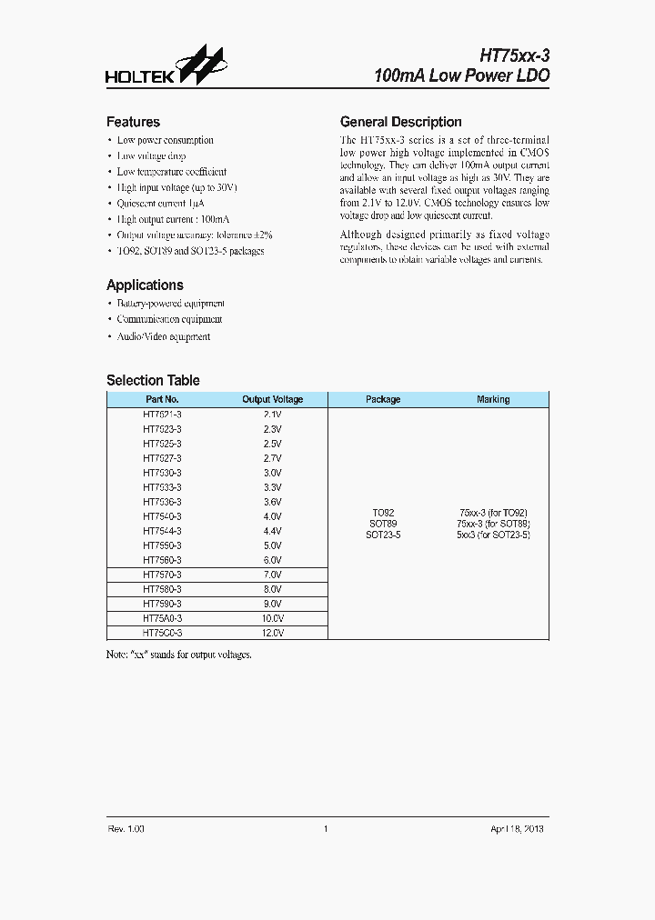 HT7540-3_6964502.PDF Datasheet