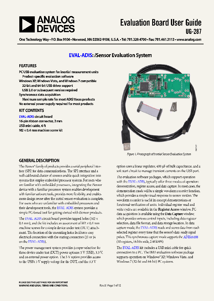 ADIS16305PCBZ_6965322.PDF Datasheet