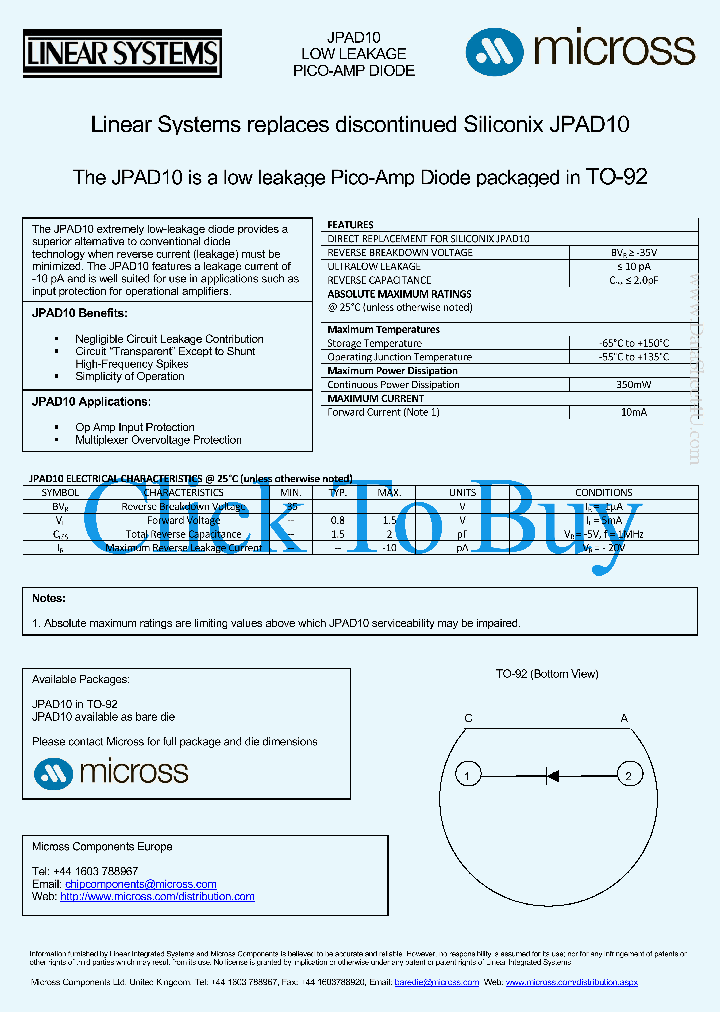 JPAD10_6965466.PDF Datasheet