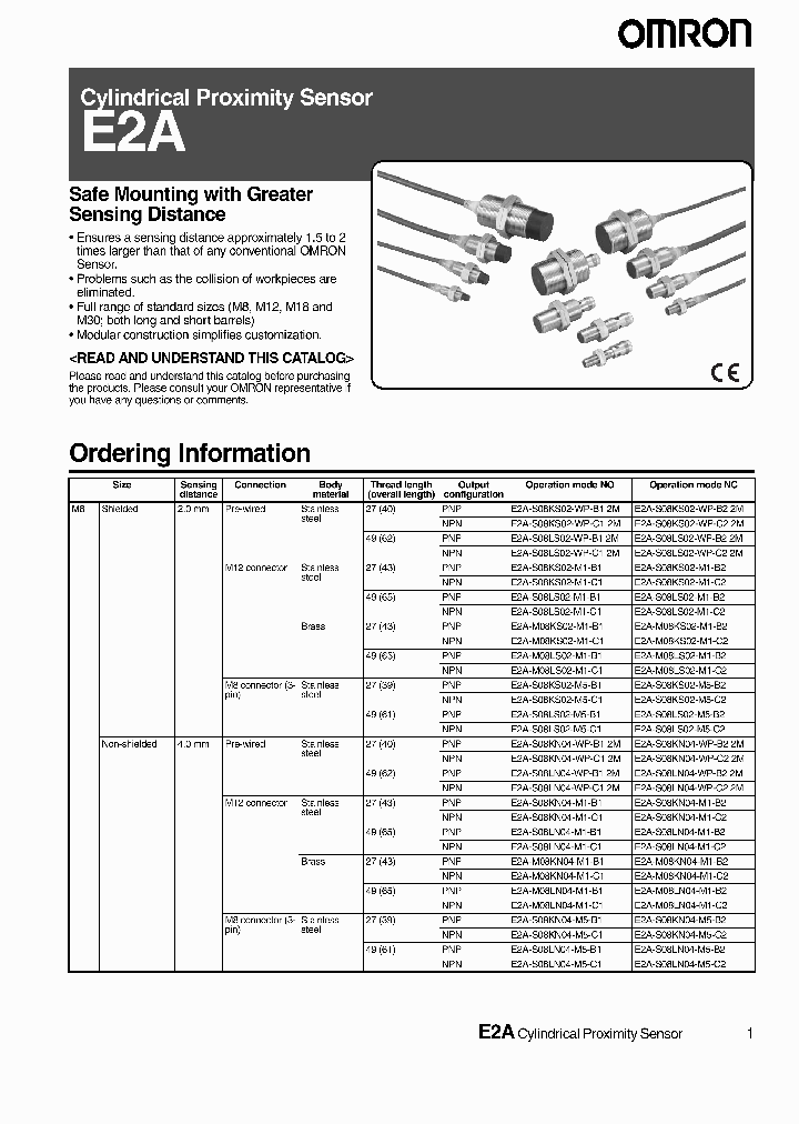 E2A-M30LN30_6968781.PDF Datasheet