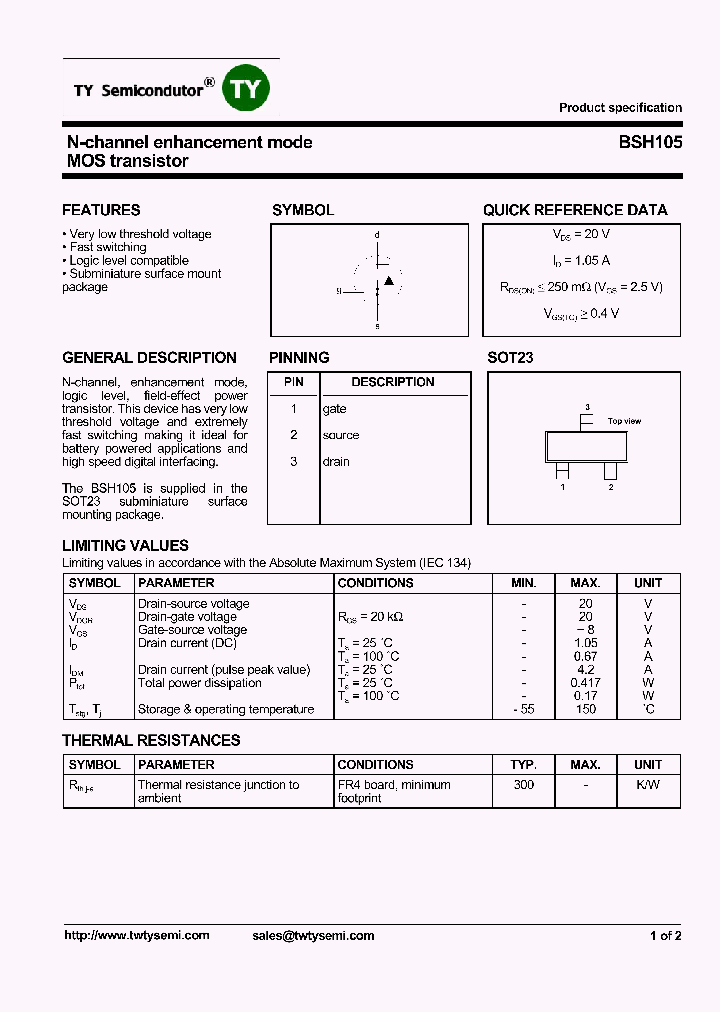 BSH105_6969121.PDF Datasheet