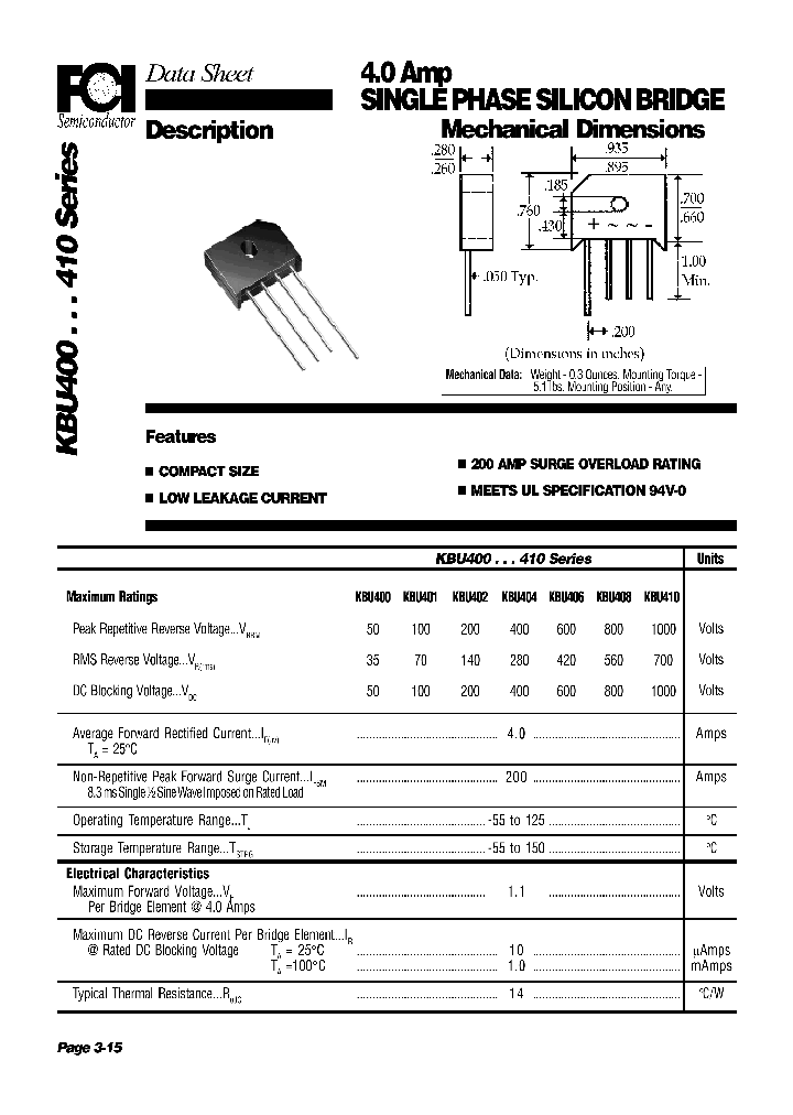 KBU400_6969902.PDF Datasheet