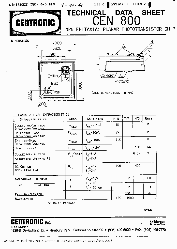 CEN800_6970092.PDF Datasheet