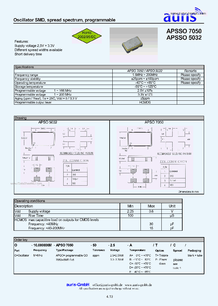 APSSO7050_6971906.PDF Datasheet