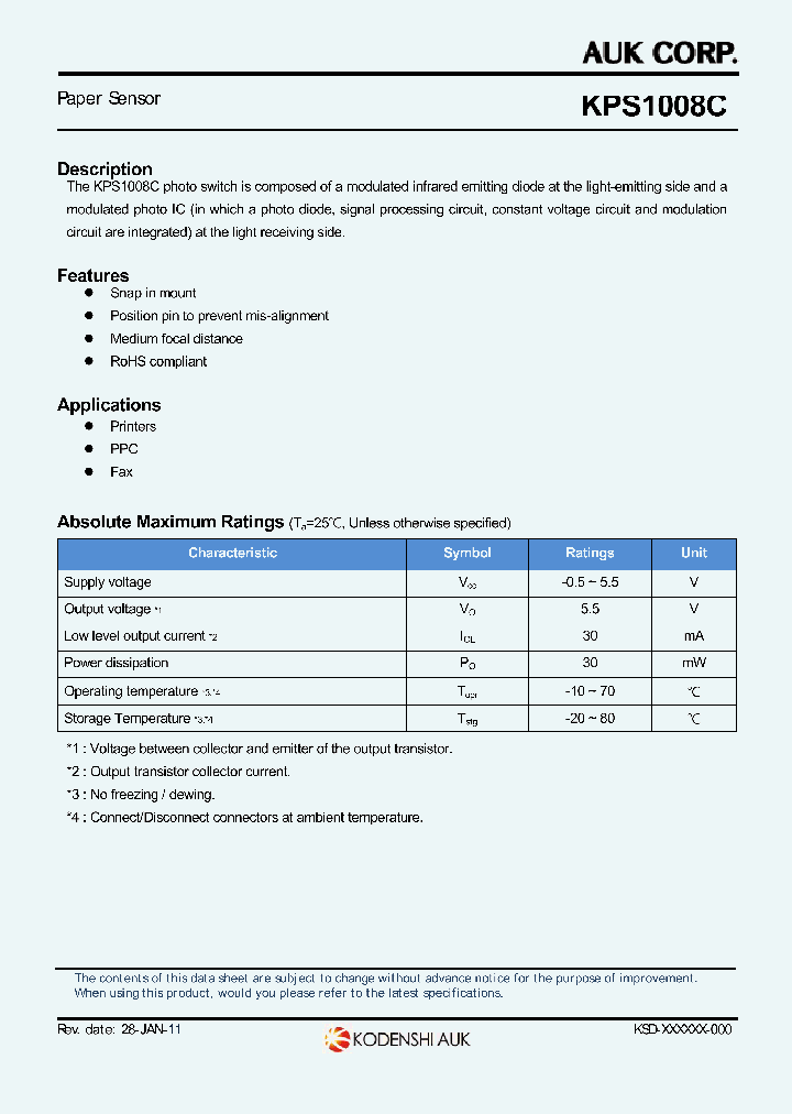 KPS1008C_6972990.PDF Datasheet