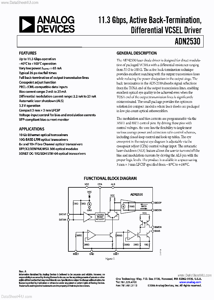 ADN2530_6974540.PDF Datasheet