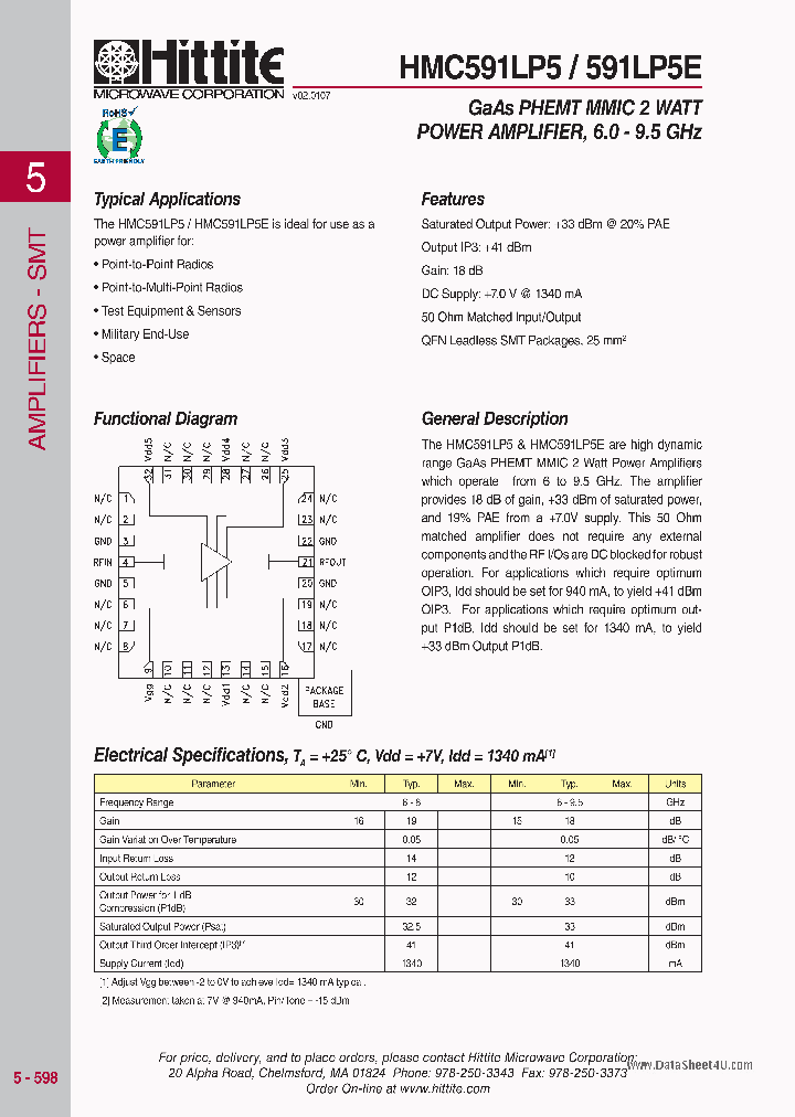 HMC591LP5_6974630.PDF Datasheet