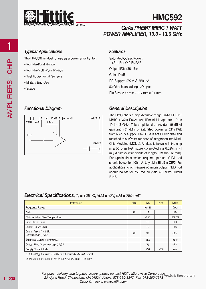 HMC592_6974631.PDF Datasheet