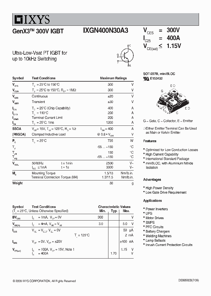 IXGN400N30A3_6974909.PDF Datasheet