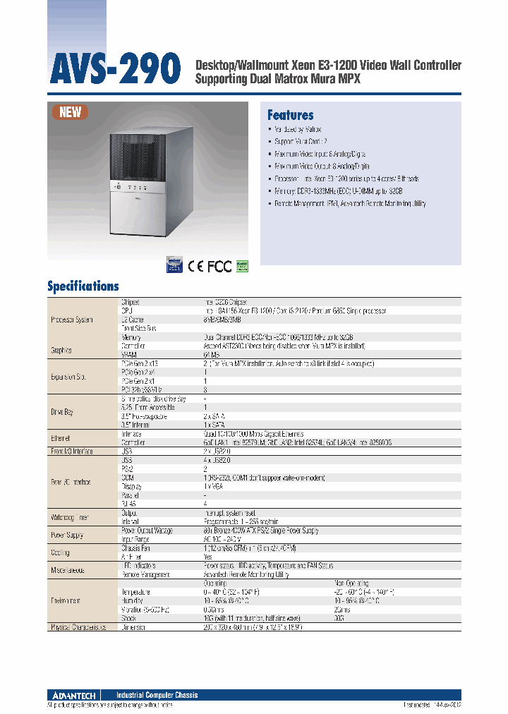 AVS-290_6976428.PDF Datasheet