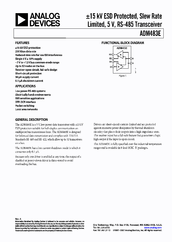ADM483EAR-REEL_6980275.PDF Datasheet