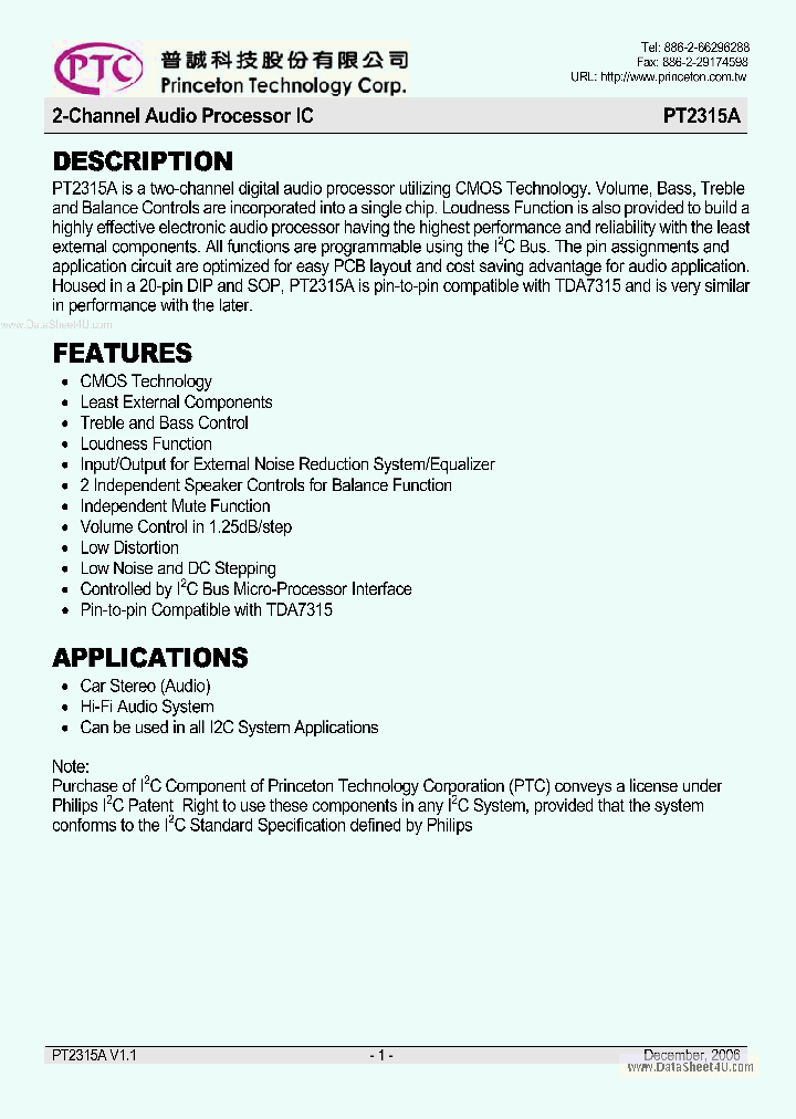 PT2315A_6980333.PDF Datasheet