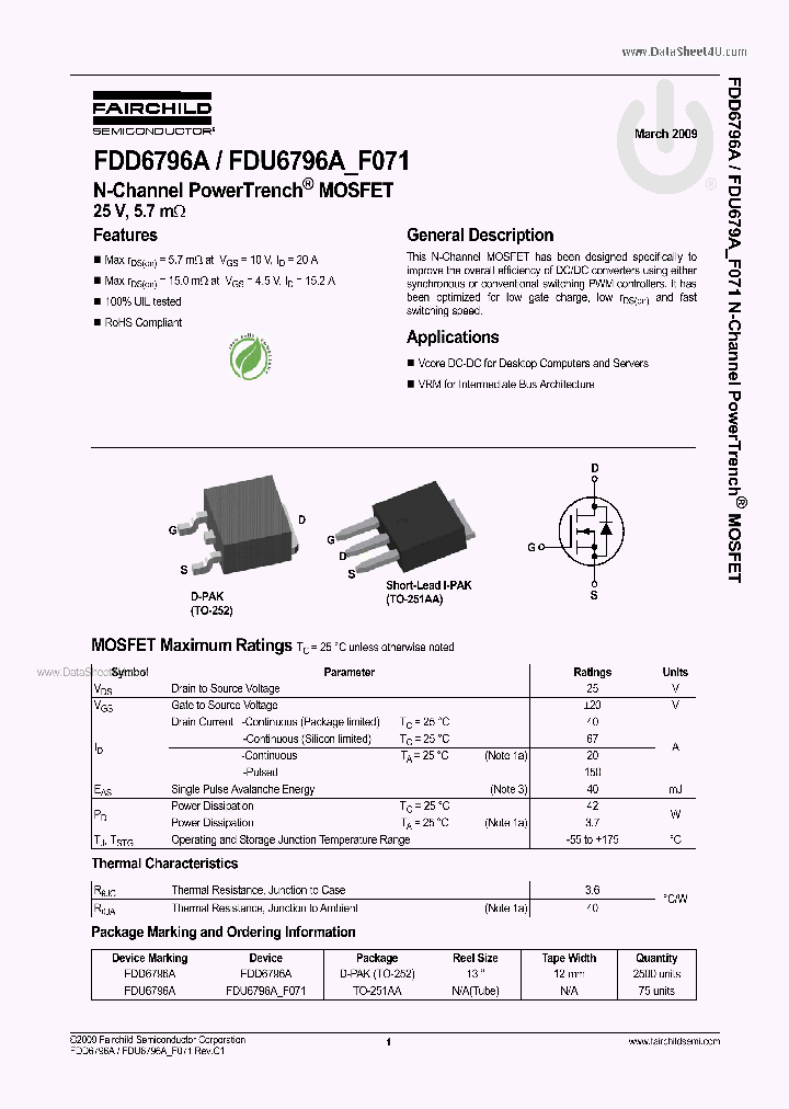 FDU6796A_6980964.PDF Datasheet