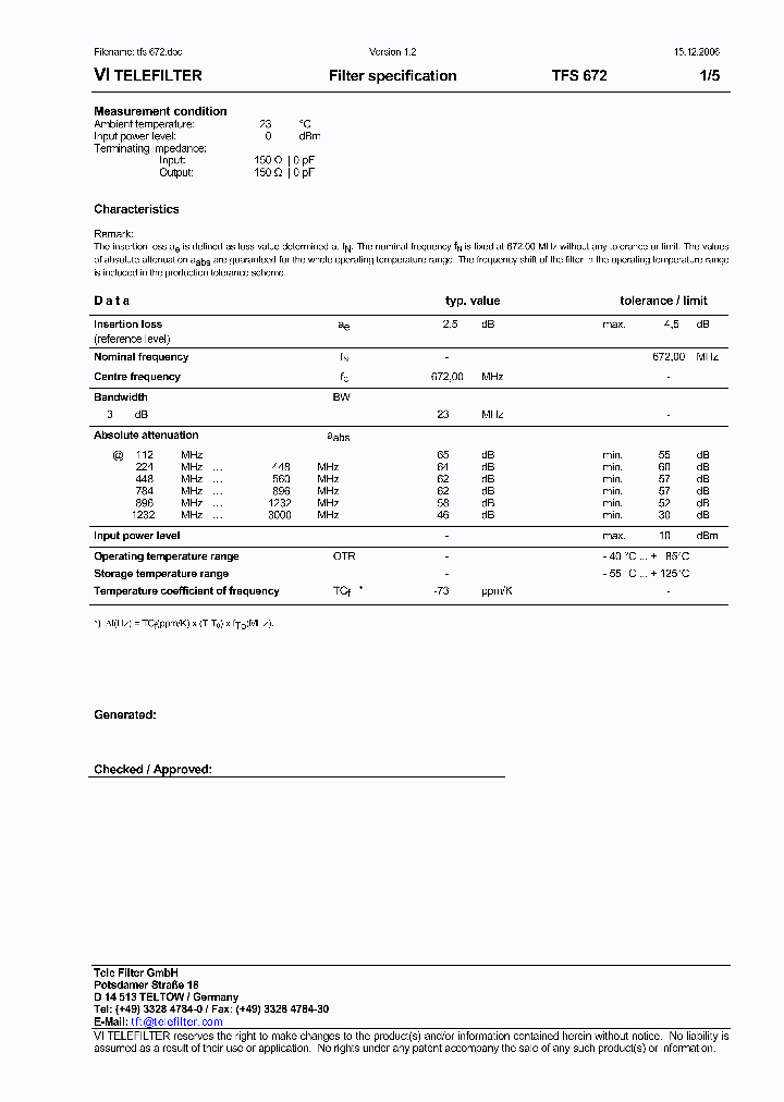 TFS672_6981314.PDF Datasheet