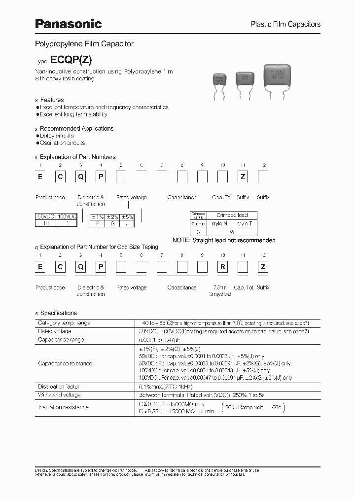 ECQP1H431FZW_6983477.PDF Datasheet