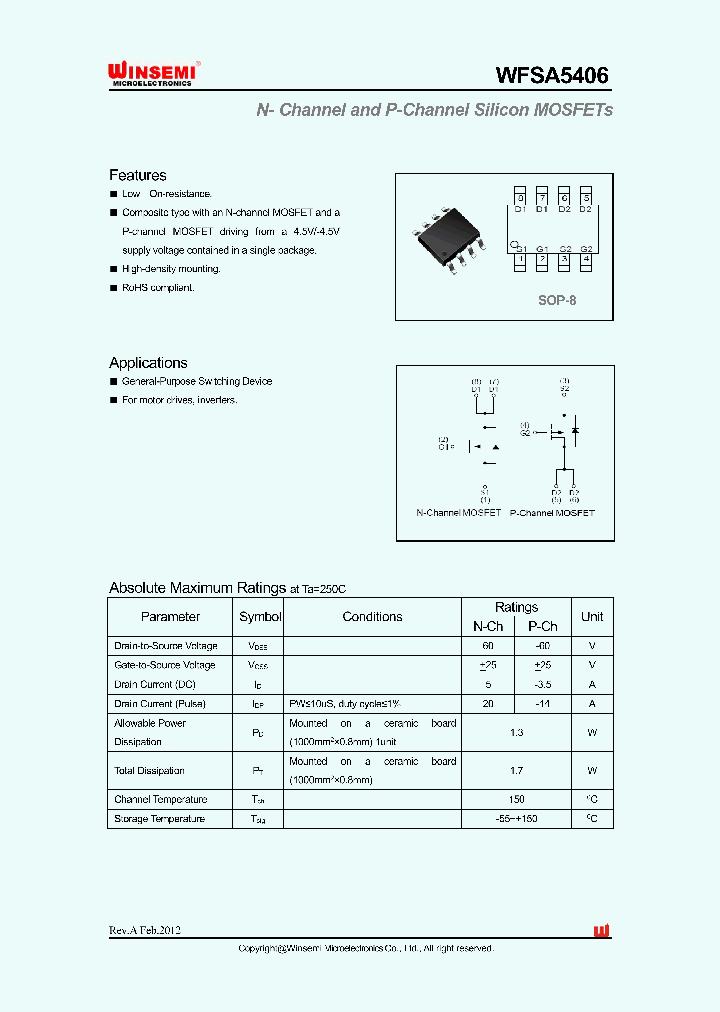 WFSA5406_6986448.PDF Datasheet