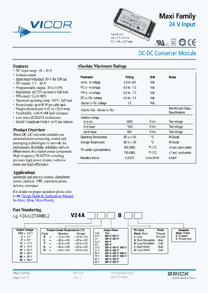 V24A12T400BL2_6987672.PDF Datasheet