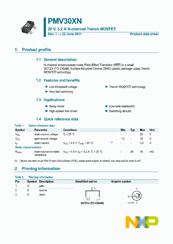 PMV30XN_6987187.PDF Datasheet