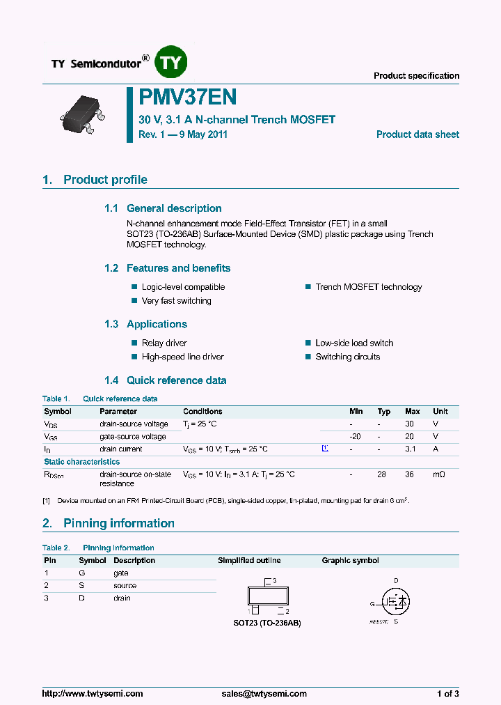 PMV37EN_6987192.PDF Datasheet
