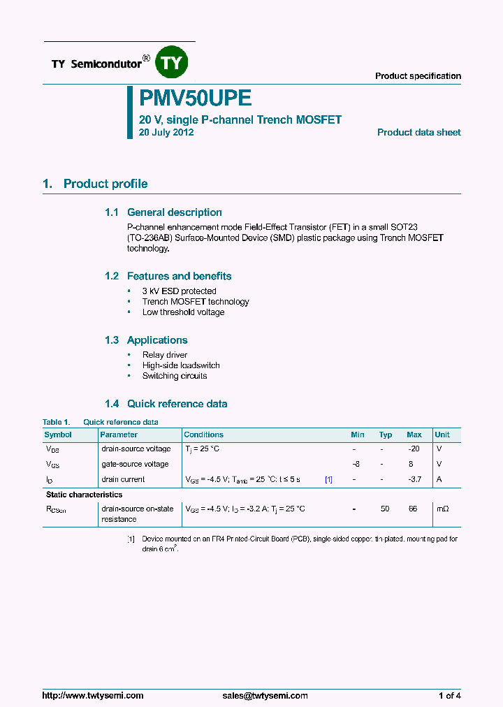 PMV50UPE_6987196.PDF Datasheet