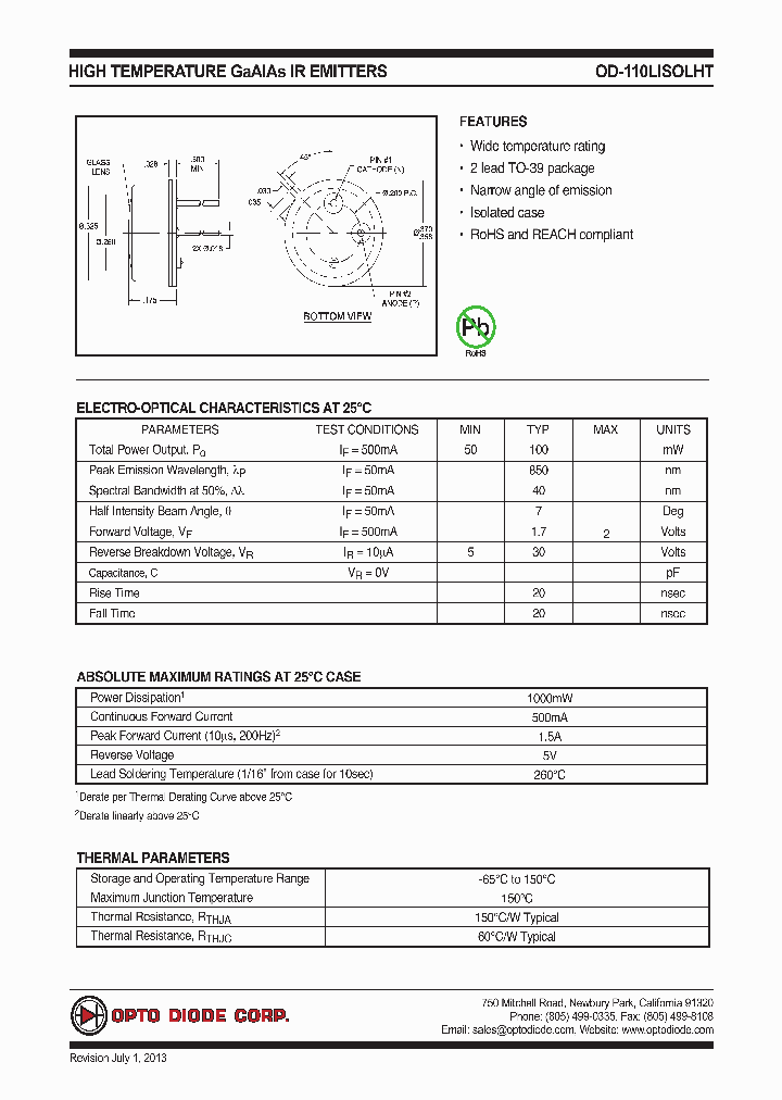 OD-110LISOLHT_6987535.PDF Datasheet