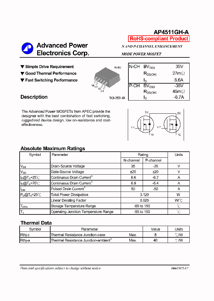 AP4511GH-A_6991673.PDF Datasheet