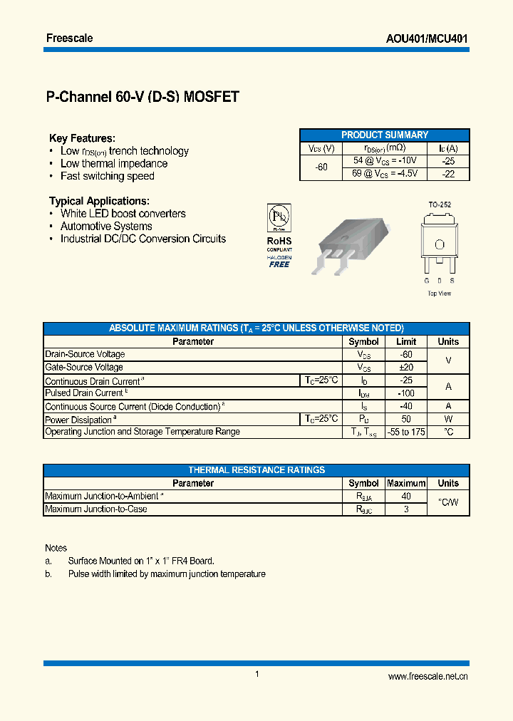 MCU401_6993970.PDF Datasheet