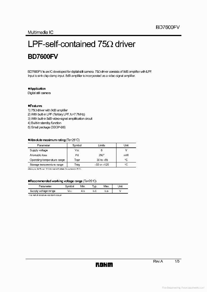 BD7600FV_7002996.PDF Datasheet