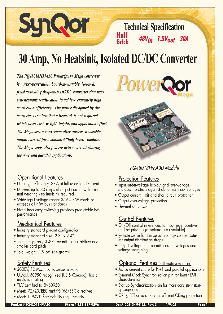 PQ48018HMA30_7009819.PDF Datasheet