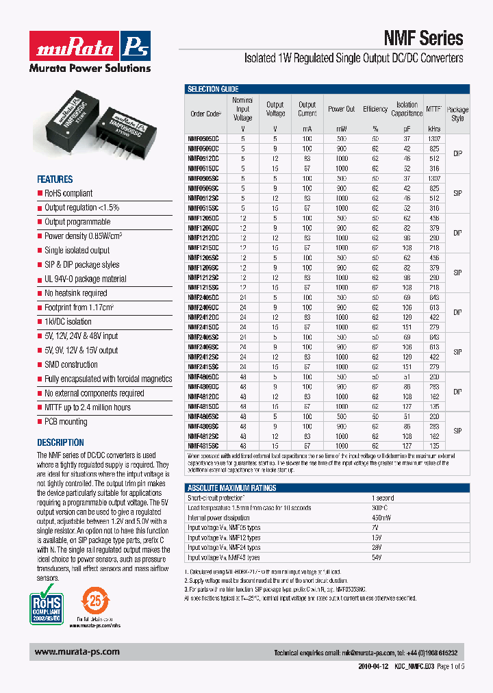 NMF2405DC_7010820.PDF Datasheet