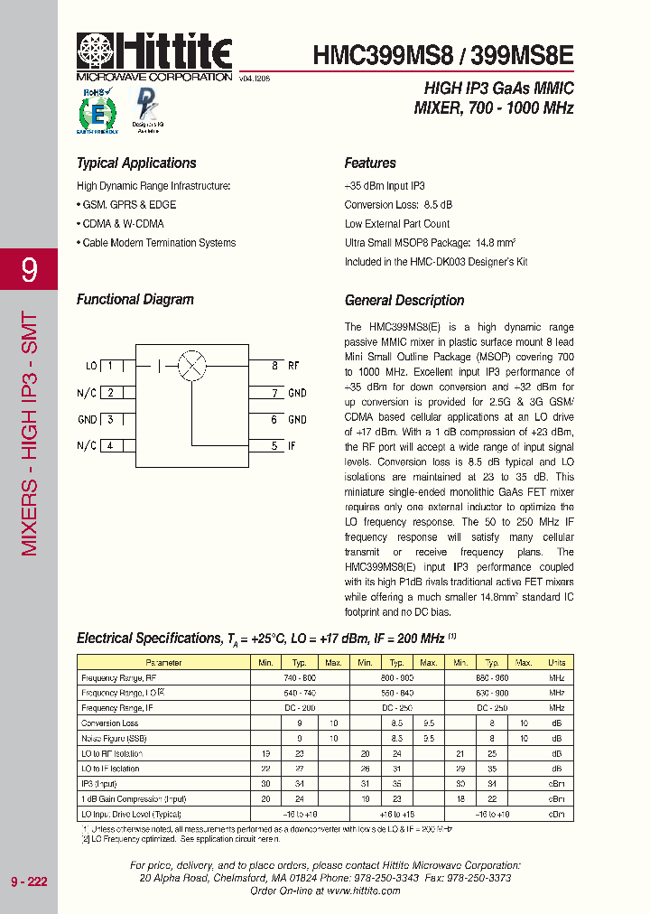 HMC399MS8E_7010763.PDF Datasheet