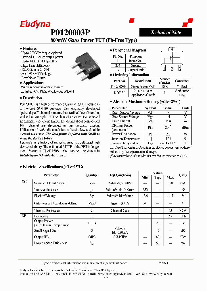 P0120003P_7017575.PDF Datasheet