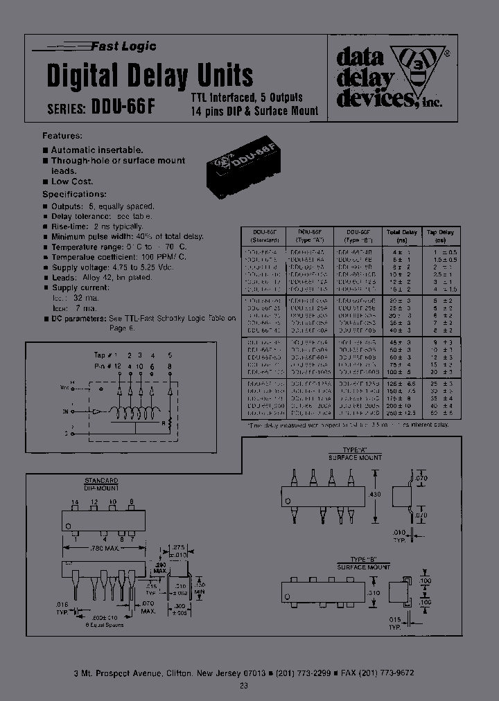 DATADELAYDEVICESINC-DDU-66F-4A_7018464.PDF Datasheet