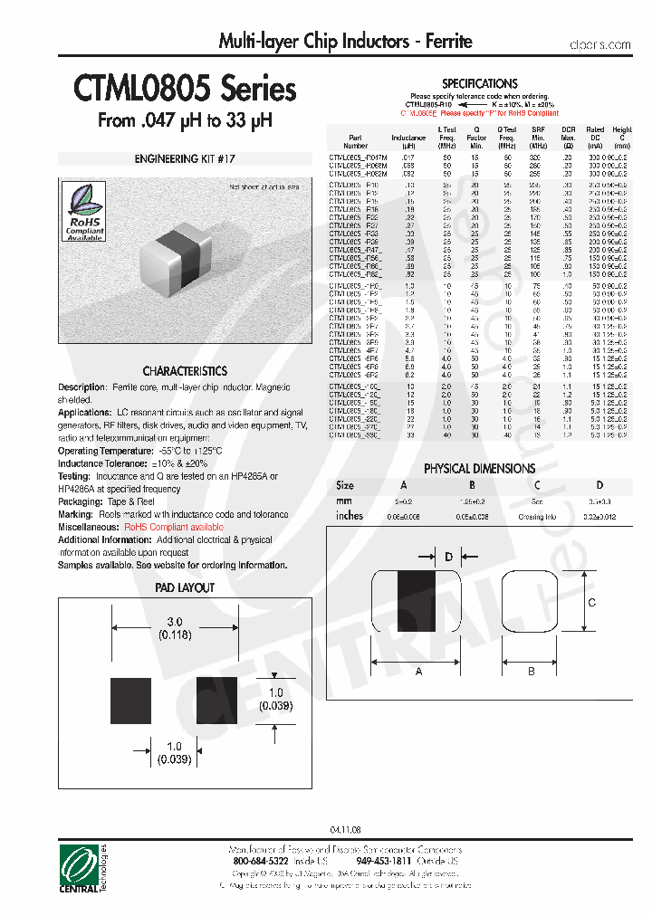 CENTRALTECHNOLOGIES-CTML0505F-R47M_7032914.PDF Datasheet
