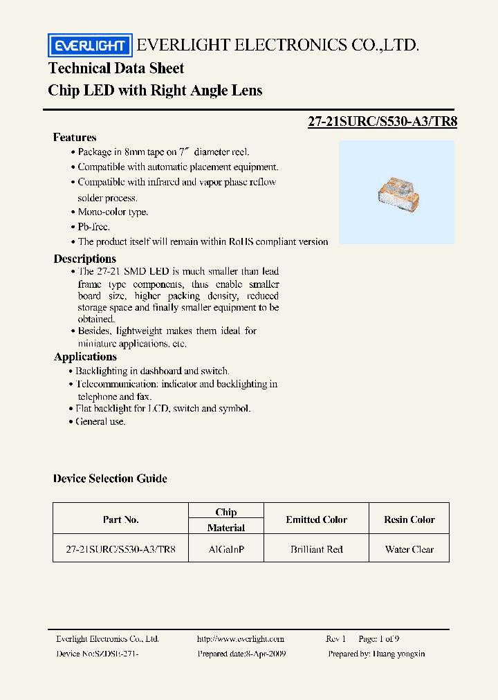 27-21SURCS530-A3TR8_7038023.PDF Datasheet